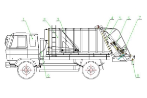 程力威牌壓縮式垃圾車出口專用中英文使用說明書